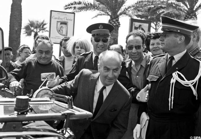 Louis de Funès au festival de Cannes en 1966