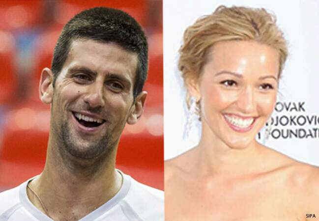 Le tennisman Novac Djokovic et Jelena Ristic, fiancés depuis septembre 2013