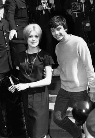 Catherine et son époux le photographe David Bailey en 1965
