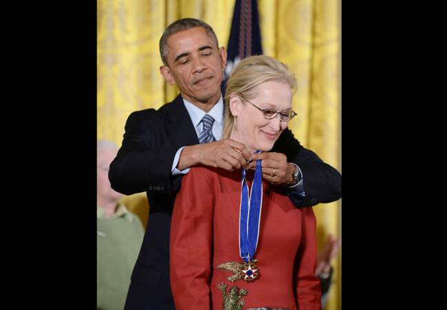 Barack Obama et Meryl Streep 