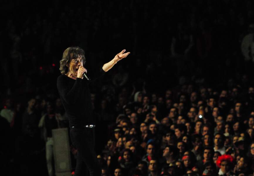 Mick Jagger s'est adressé au public en français