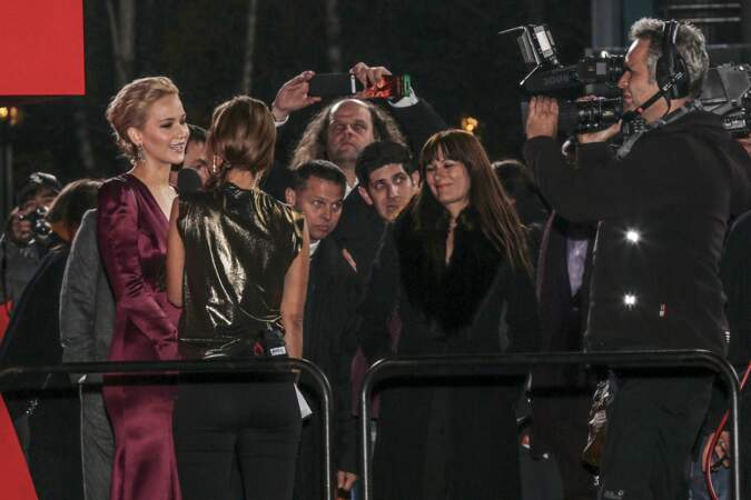 Jennifer Lawrence à Berlin lors de l'avant-première d'Hunger Games - La Révolte: Partie 2