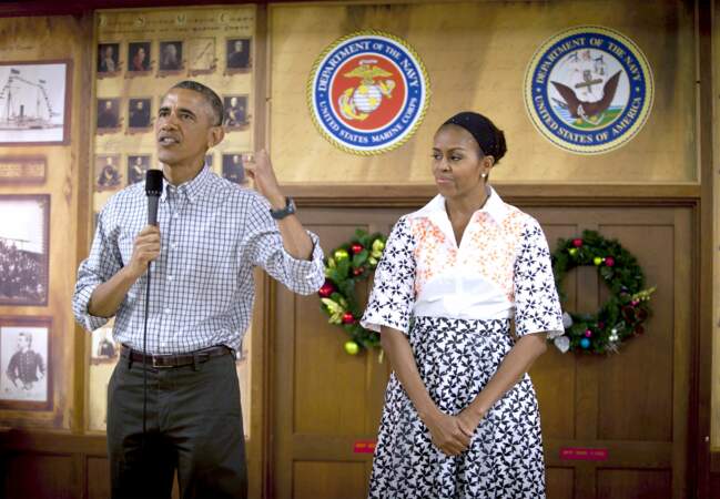 Michelle et Barack Obama et Hawaï