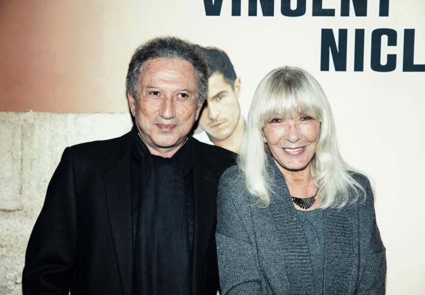 Michel Drucker est venu avec sa femme. Le réalisateur avait déjà invité le chanteur dans son émission.
