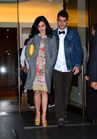 Katy Perry et John Mayer, de nuit, ocotbre 2012