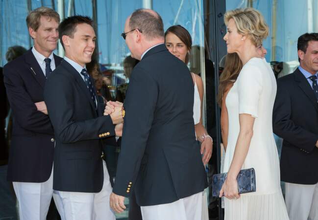 Charlène et Albert de Monaco inaugurent le nouveau Yacht Club du Rocher (c) Abaca