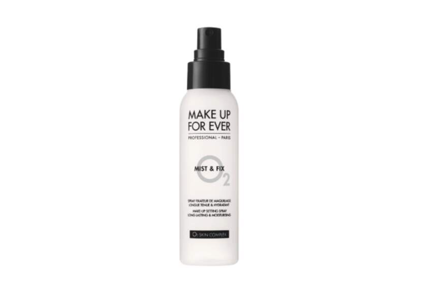 Make Up For Ever, Brume fixatrice de maquillage en spray Mist & Fix 125 ml, 9,90€