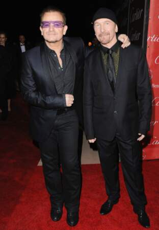Bono et The Edge du groupe U2