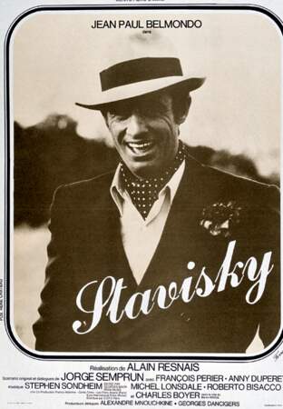 Affiche de Stavisky avec Jean-Paul Belmondo