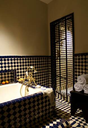Salles de bains en zelliges d'inspiration marocaine