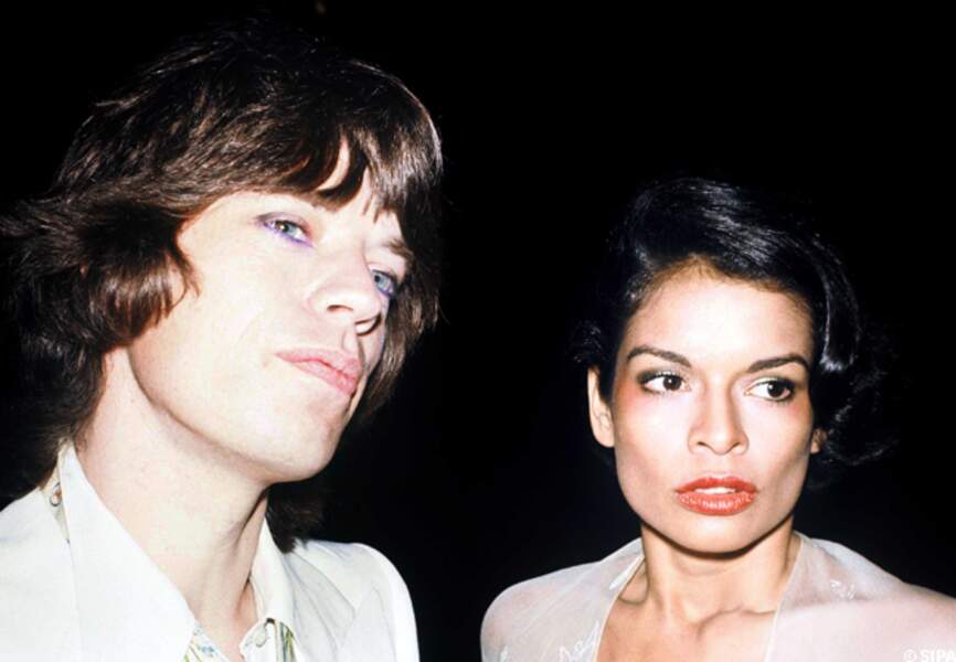 Mick Jagger et Bianca, la maman de Jade