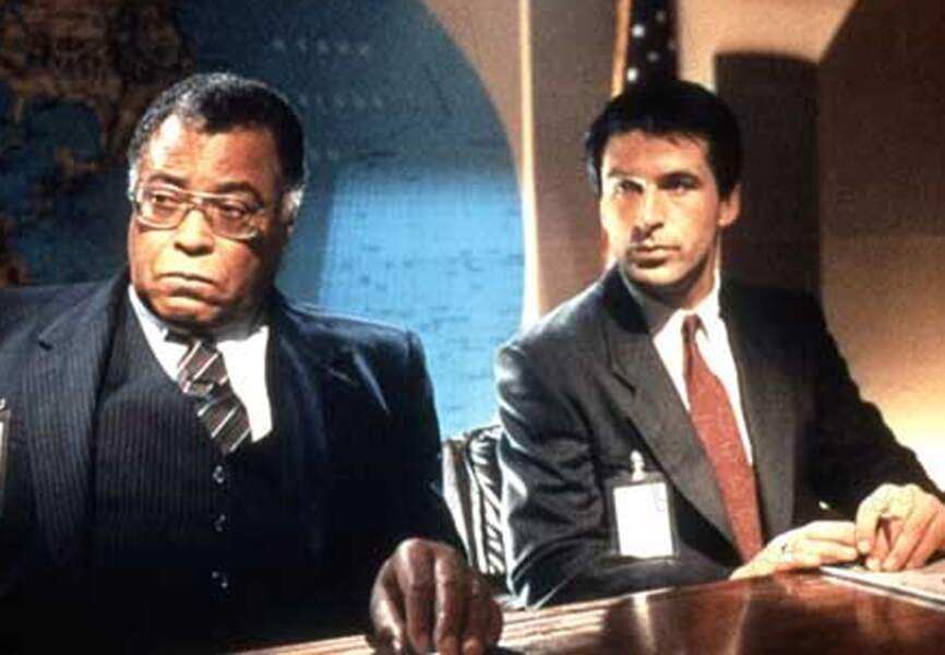 Alec Baldwin et James Earl Jones dans A la poursuite d'octobre rouge en 1990