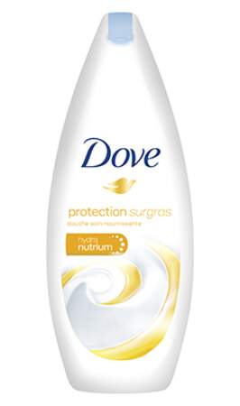 Dove, gel douche protection surgras, 2,69€ à 6,99€
