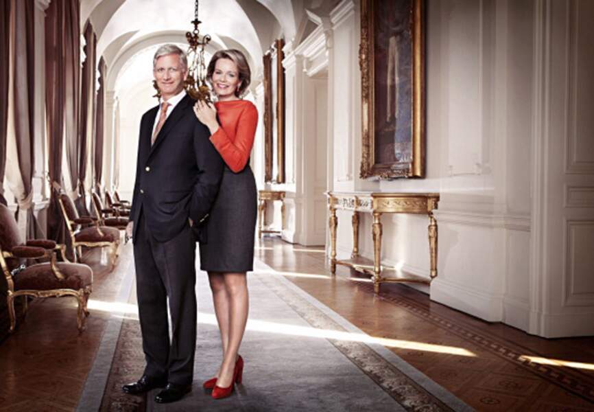 Photo officielle pour le futur couple royal de Belgique