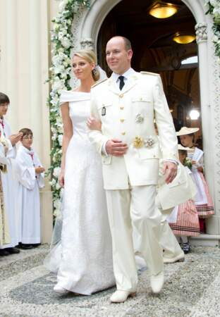 Pour son mariage religieux le 2 juillet 2011, Charlène de Monaco fait confiance à Armani