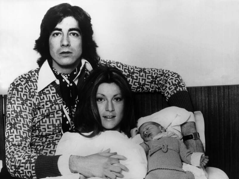 SHEILA, RINGO ET LEUR ENFANT LUDOVIC EN 1975