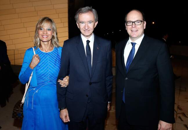 Bernard Arnault, Helene Arnault et le Prince Albert de Monaco 