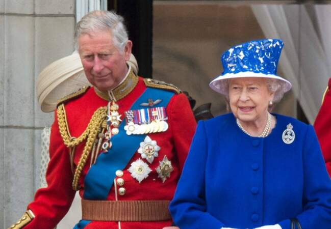 Le Prince Charles et Elisabeth II