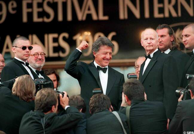 Gilles Jacob et Dustin Hoffman