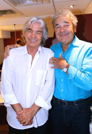 Pierre et son ami Daniel Guichard au pavillon Gabriel en septembre 2013