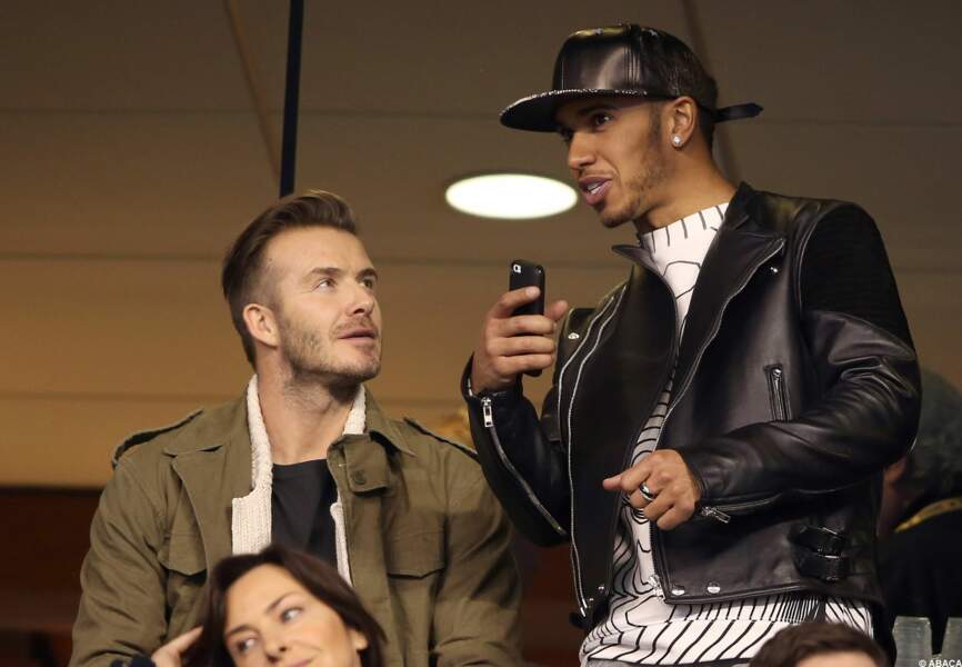 Entre David Beckham et Lewis Hamilton, les commentaires sportifs vont bon train