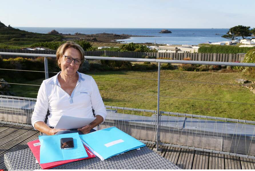 Marylise Lebranchu, ministre de la Décentralisation, a elle vue sur la plage depuis sa maisonde Plouganou