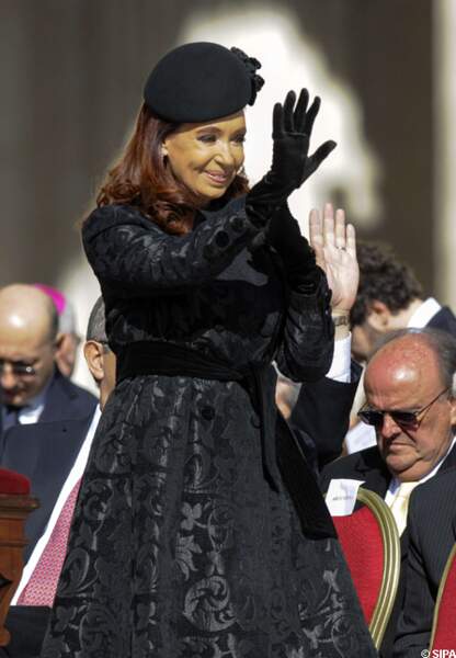 Cristina Kirchner, présidente d'Argentine, pays d'origine du pape