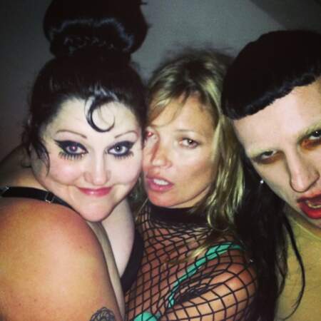 Beth Ditto et Kate Moss