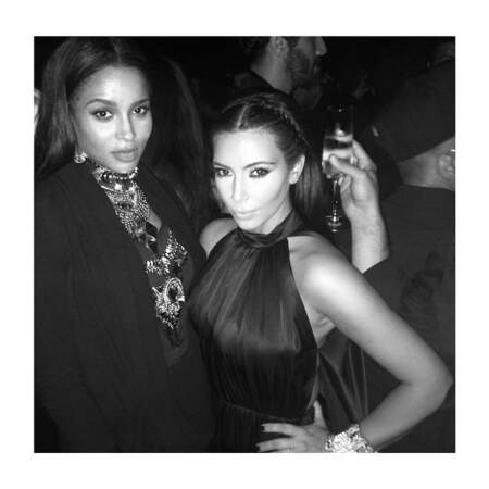 Kim Kardashian et sa copine Ciara