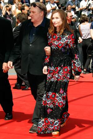 Gérard Depardieu et Isabelle Huppert, en Valentino et bijoux Chopard