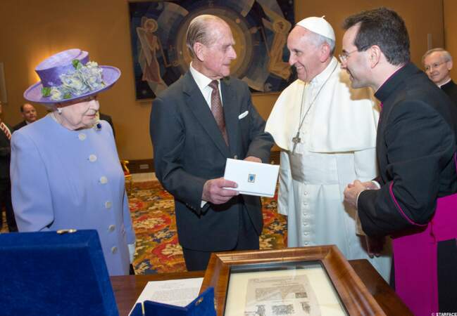 Le prince Philip et le pape François