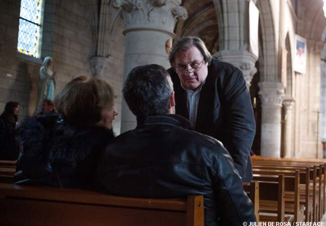 Gérard Depardieu en plein tournage