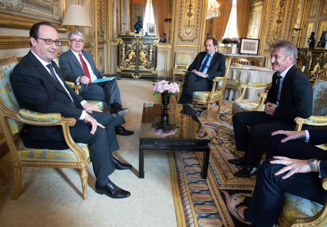 Entretien entre Sean Penn et François Hollande