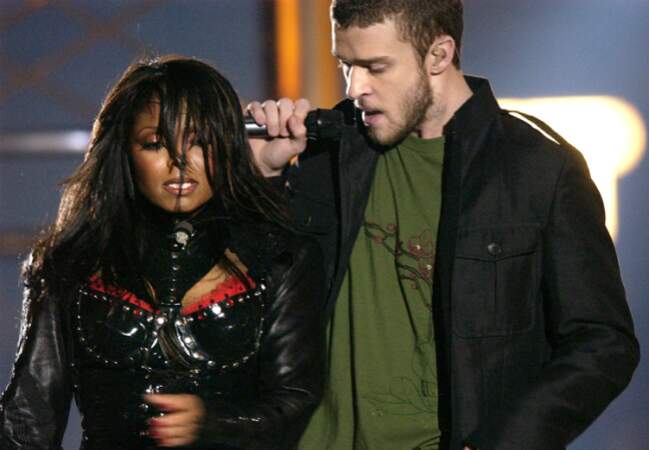 2004 : Janet Jackson, Justin Timberlake, P. Diddy, Nelly et Kid Rock à Houston