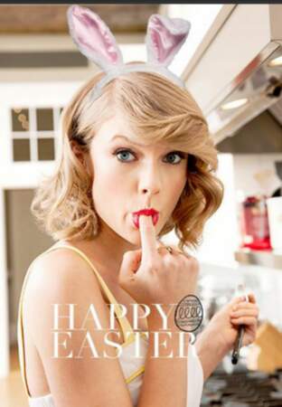 Taylor Swift dans sa cuisine