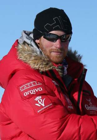 Un véritable aventurier en situation, au pôle Sud en décembre 2013