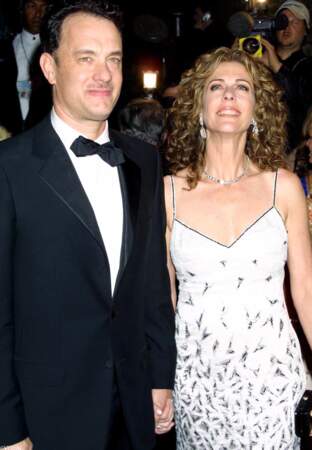 Tom Hanks et sa femme Rita Wilson en 2001