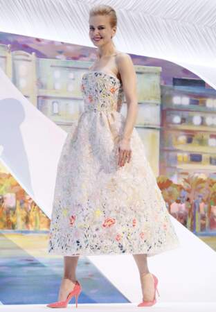 Nicole Kidman radieuse dans sa robe Dior pour le Festival de Cannes 2013