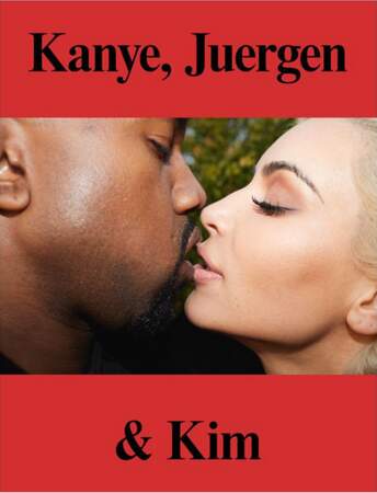 La couverture de la brochure réunissant les photos de Kim et Kanye par Juergen Teller