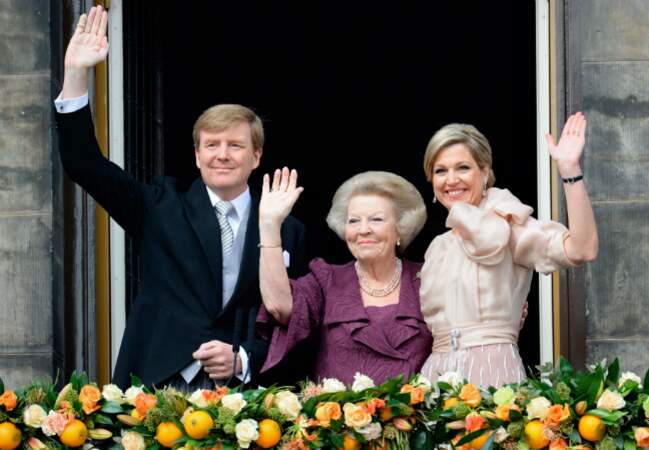 Avec son épouse, la princesse Maxima, ils deviennent roi et reine des Pays-Bas