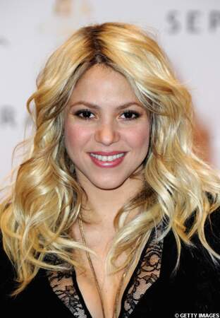 Shakira tout sourire
