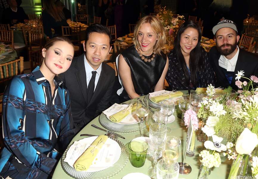 Le model Devon Aoki, le créateur Humberto Leon, l'actrice Chloe Sevigny, la designer Carol Lim, le musicien Woodkid
