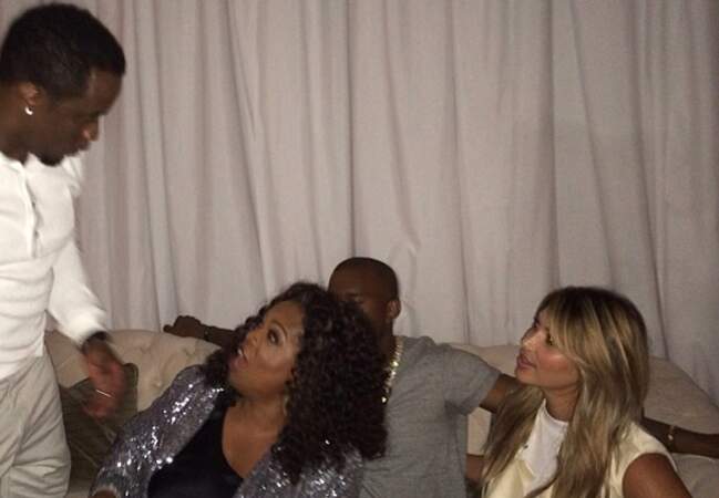 Kim, Kanye et leurs amis