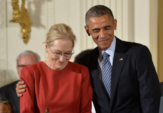 Barack Obama et Meryl Streep 