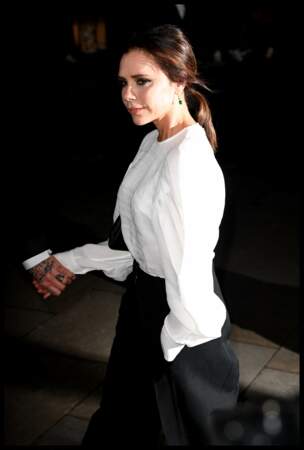  Victoria Beckham en mars 2019 a une coiffure fétiche : la queue de cheval