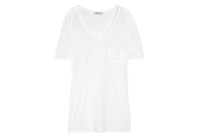 T by Alexander Wang – T-shirt en jersey classique – 80€