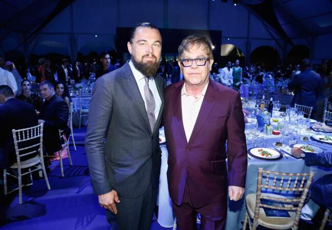 Leonardo DiCaprio et Elton John