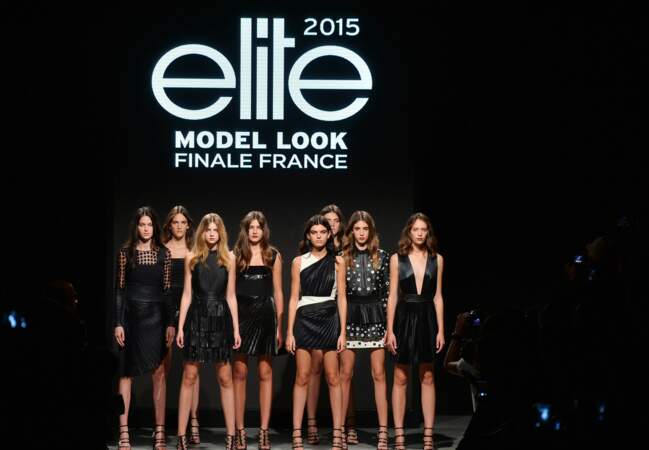 Les 8 finalistes filles du concours Elite Model Look France 