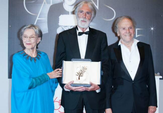 A Cannes, aux côtés de Michael Haneke et Emmanuelle Riva
