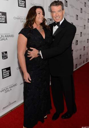 Pierce Brosnan et son épouse